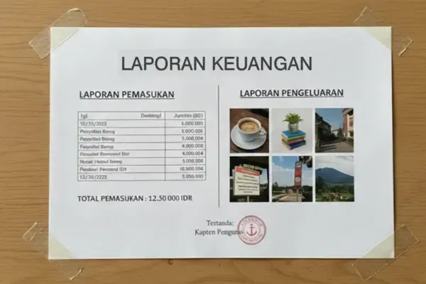 Laporan Keuangan bukan Gambar